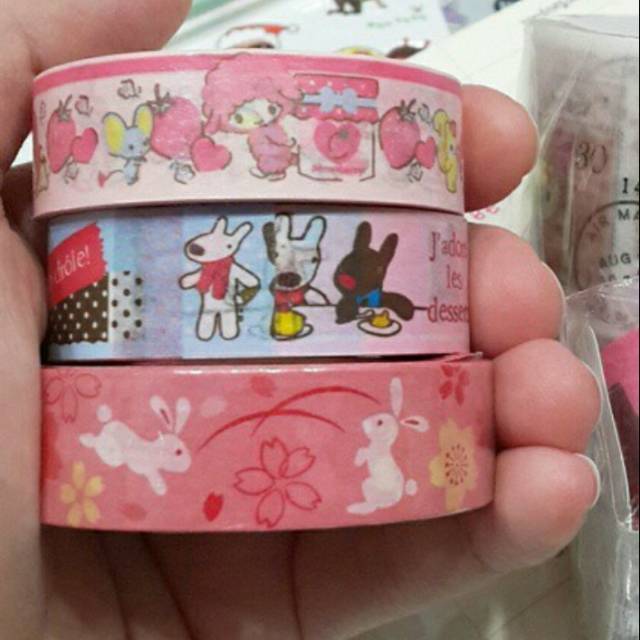 

washi tape sample for scrapbook and journal ( per meter )