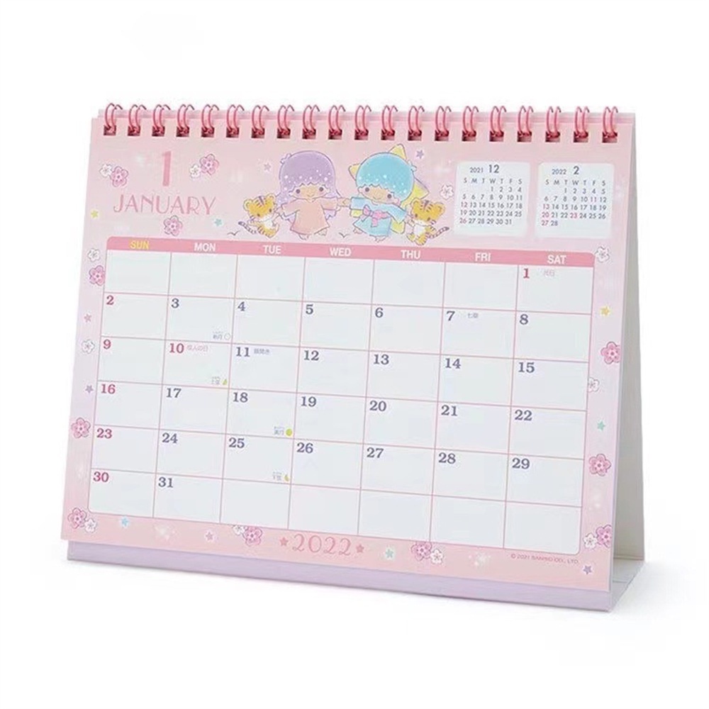 (Aaoottuuoo5.Id) Kalender Meja 2022 Motif Kartun Anjing Lucu Untuk Sekolah / Kantor