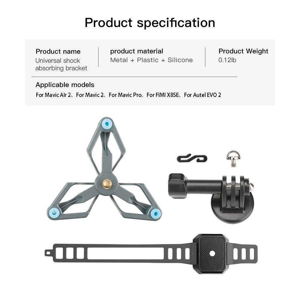 MAVIC Nanas Untuk DJI Mavic3/Air 2S Kualitas Tinggi Universal Action Camera Shock Mount Untuk DJI Mavic3/Air2S