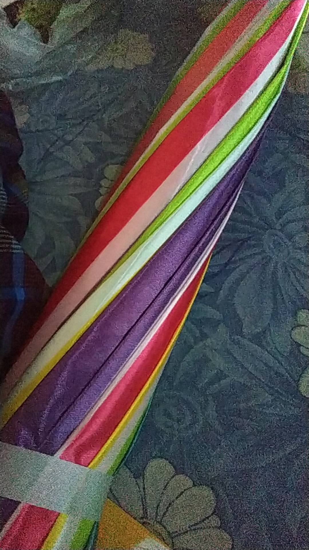 Payung 16 Jari Saten Kembang / Satin Umberella 16jari Bunga / Payung 16 Jari