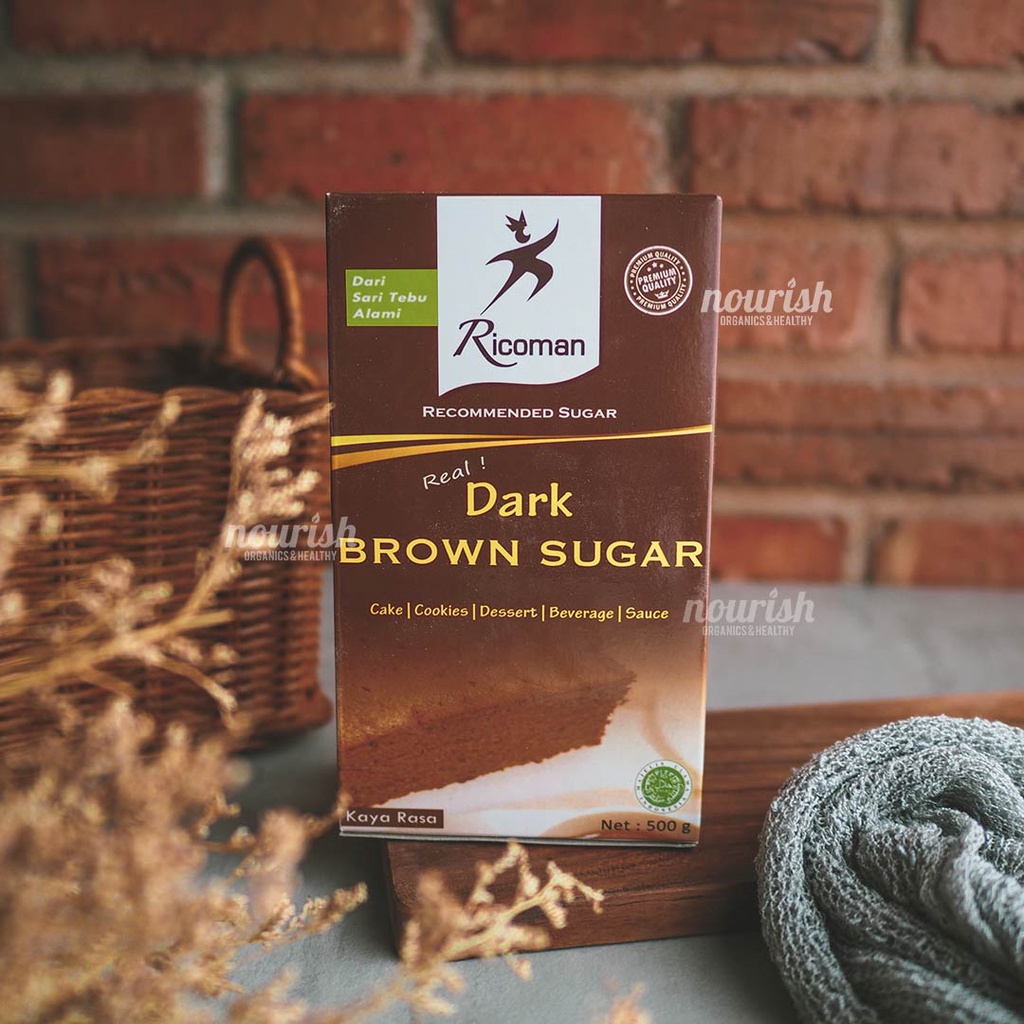 Ricoman Dark Brown Sugar 500gr