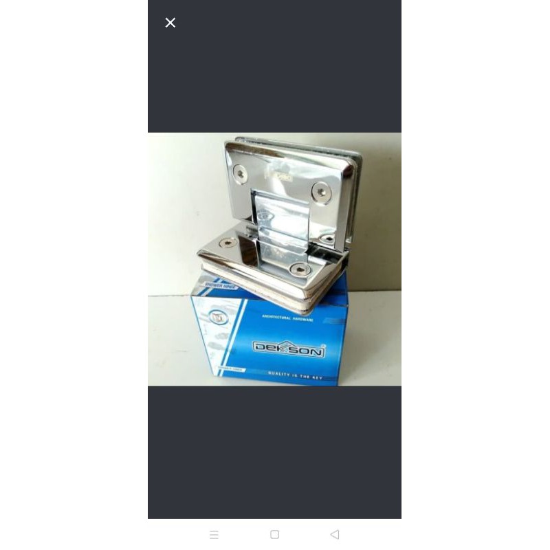 Shower hinges atau engsel pintu shower merk Dekkson type 7704
