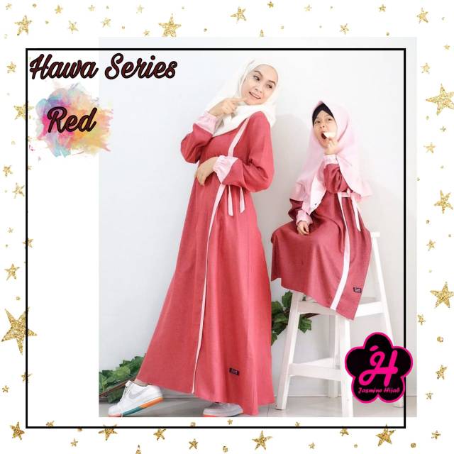 JASMINE HIJAB | Gamis Couple Kids & Mom "Hawa Series"