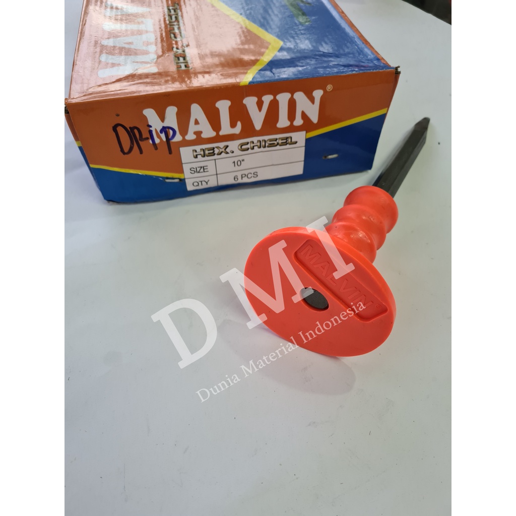 Pahat Beton Lancip Malvin 10 Inch | Pahat Tembok Topi Drip Lancip 10"