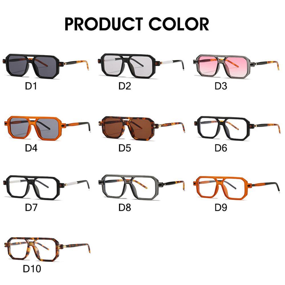 Nanas Kacamata Hitam Wanita Retro Leopard Street Wear Eyewear Sun Glasses