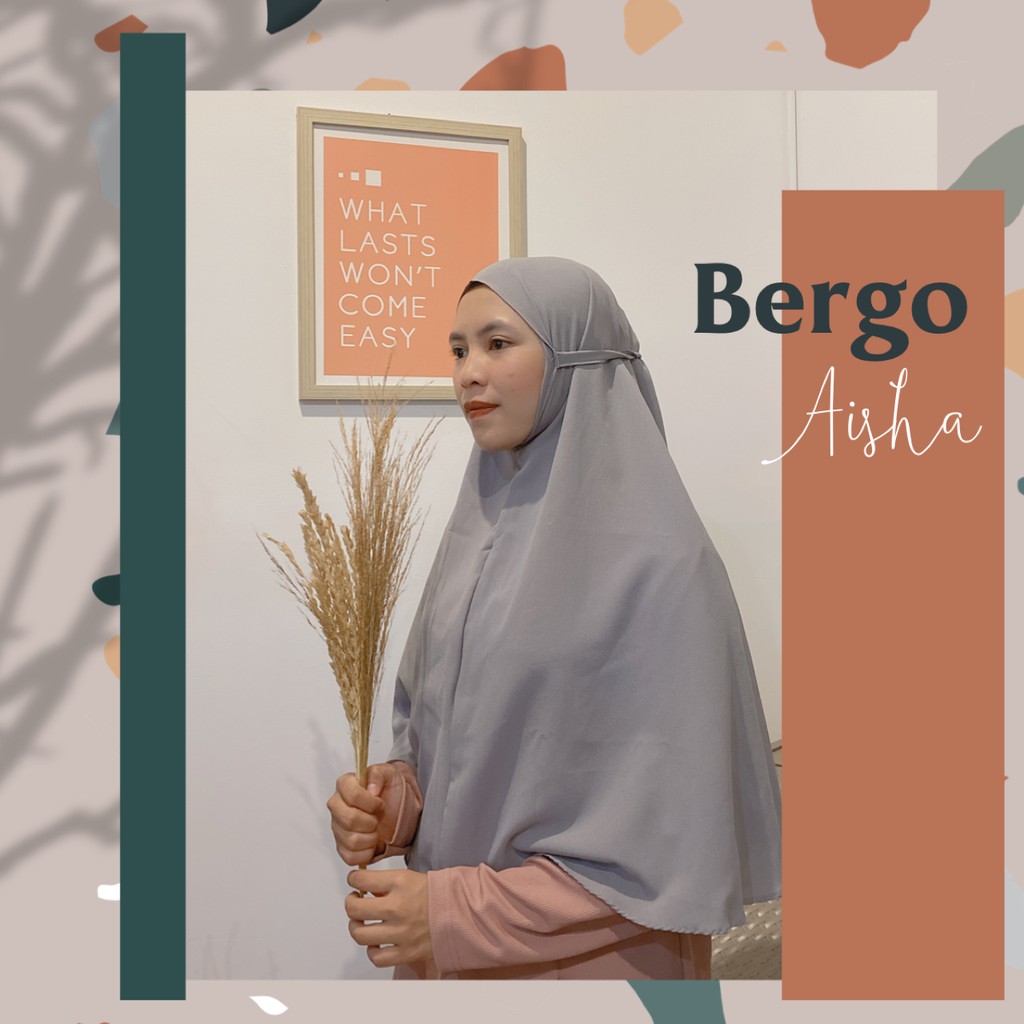 LEBIH PANJANG JILBAB  KHIMAR BERGO  BERGO  INSTAN BERGO  