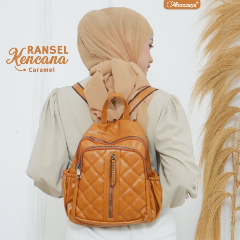 Ransel backpack cewek Kencana by Moonzaya Original.