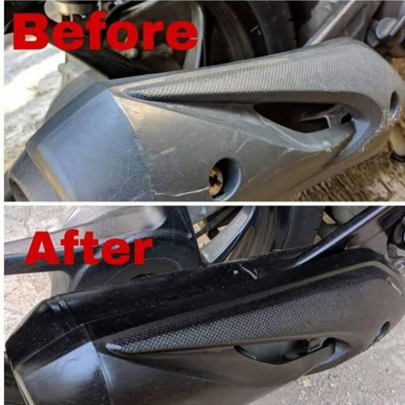 panghitam body motor - black shine penghitam bodi motor  kilap seperti baru -black magic -