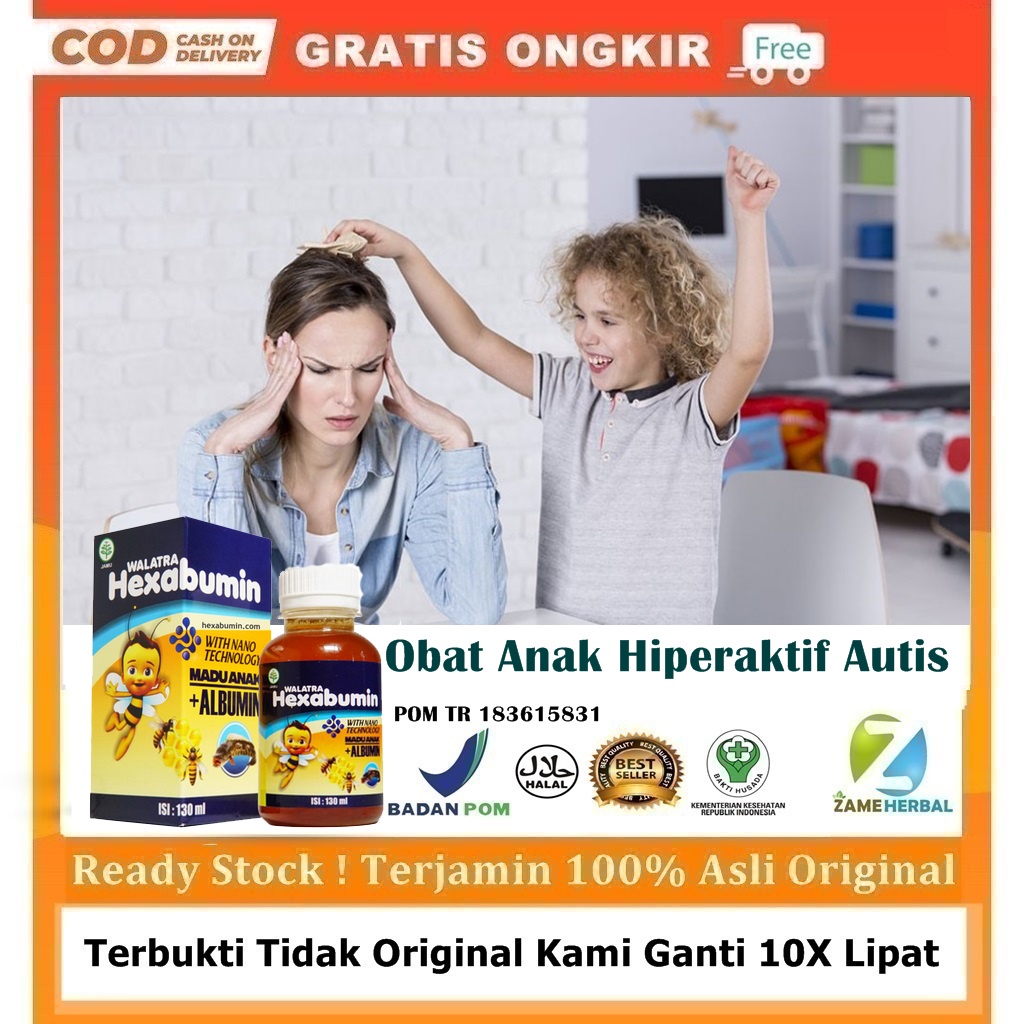 Obat Anak Hiperaktif - Vitamin Untuk Anak Autis (Hiper) Kurangi Gejala Autisme, Vitamin Otak Buat An