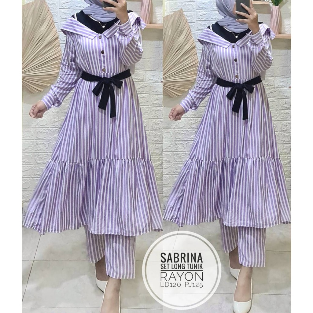 Sabrina set long tunik