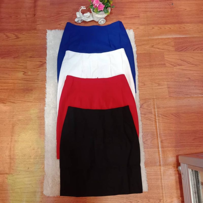 rok span wanita mini skirt katun stretch import