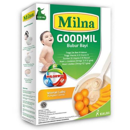 Milna Goodmil Bubur Bayi Wortel Labu 120GR