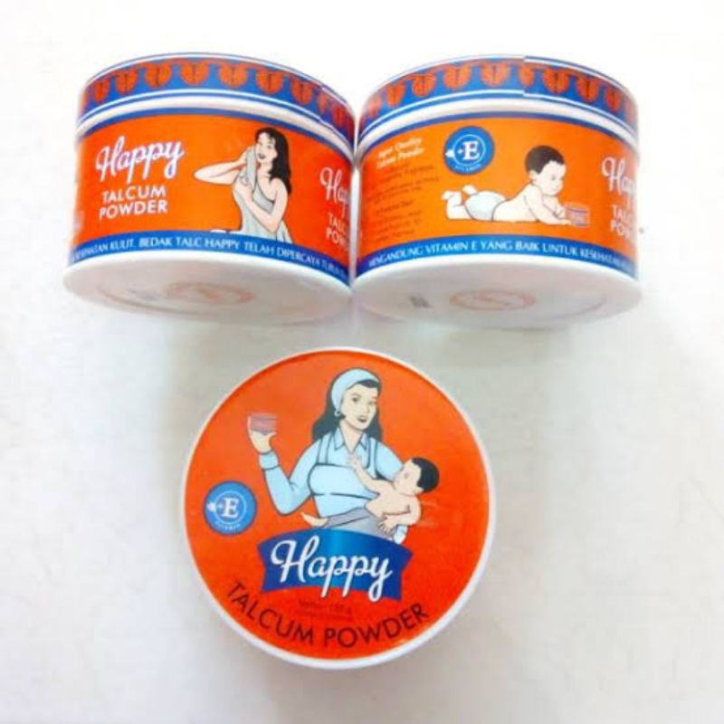 ORIGINAL BEDAK HAPPY TALCUM POWDER 150 GRAM / BEDAK POWDER BAYI 150 GR