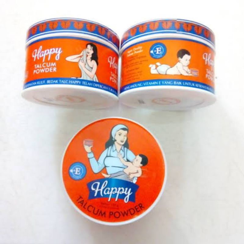 ORIGINAL BEDAK HAPPY TALCUM POWDER 150 GRAM / BEDAK POWDER BAYI 150 GR