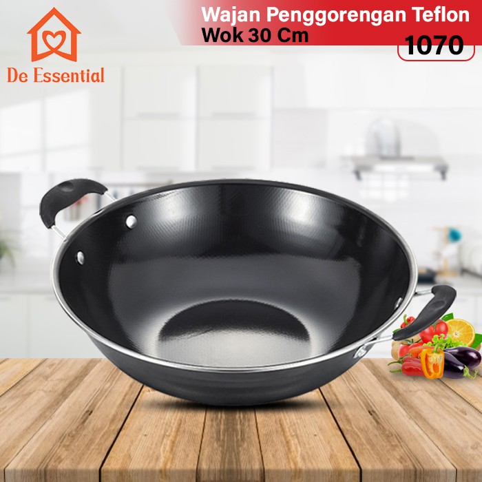 GM Bear Wajan Wok D30cm 1070 - Wajan Penggorengan | Shopee Indonesia