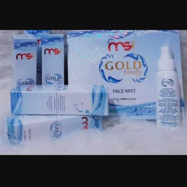 1 paket gold beauty facemistMSI