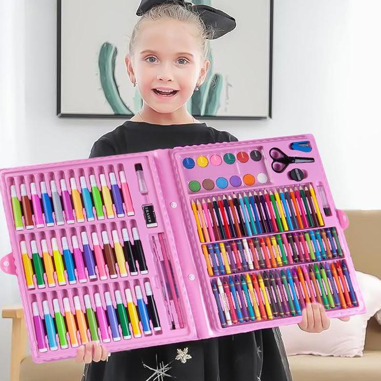 

Barang Pilihan.. Kaikki Oil Pastel Crayon 150 Macam Warna Set Koper 150 in 1 Cocok Untuk - CP4
