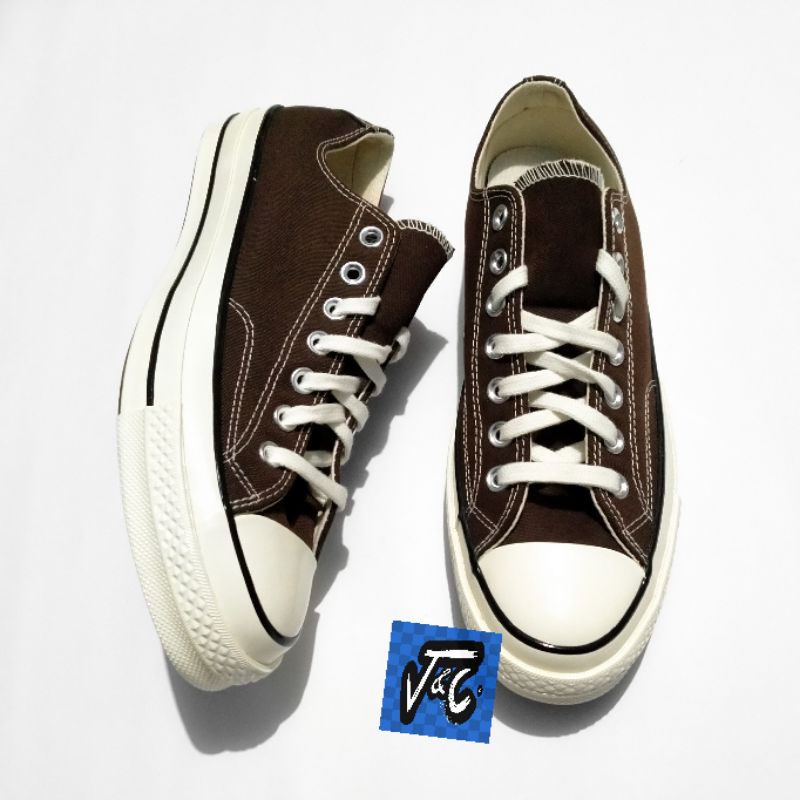Sepatu Converse Chuck 70 70s Recycled Canvas Dark Root Ox Murah