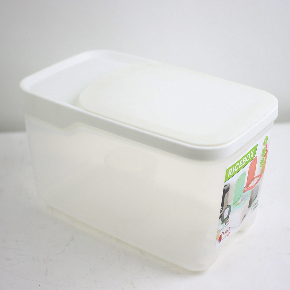 FM - Tempat Beras Rice Box Kiara 5 kg CJP Free Gelas Takar - Random Warna