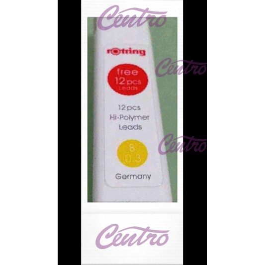 Rotring isi pensil B 0.3 Refill Pensil Mekanik 0.35