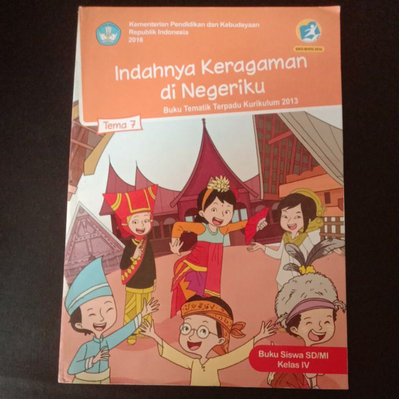 Jual Buku Pelajaran Indahnya Keragaman Di Negeriku Tema 7 Untuk Kelas