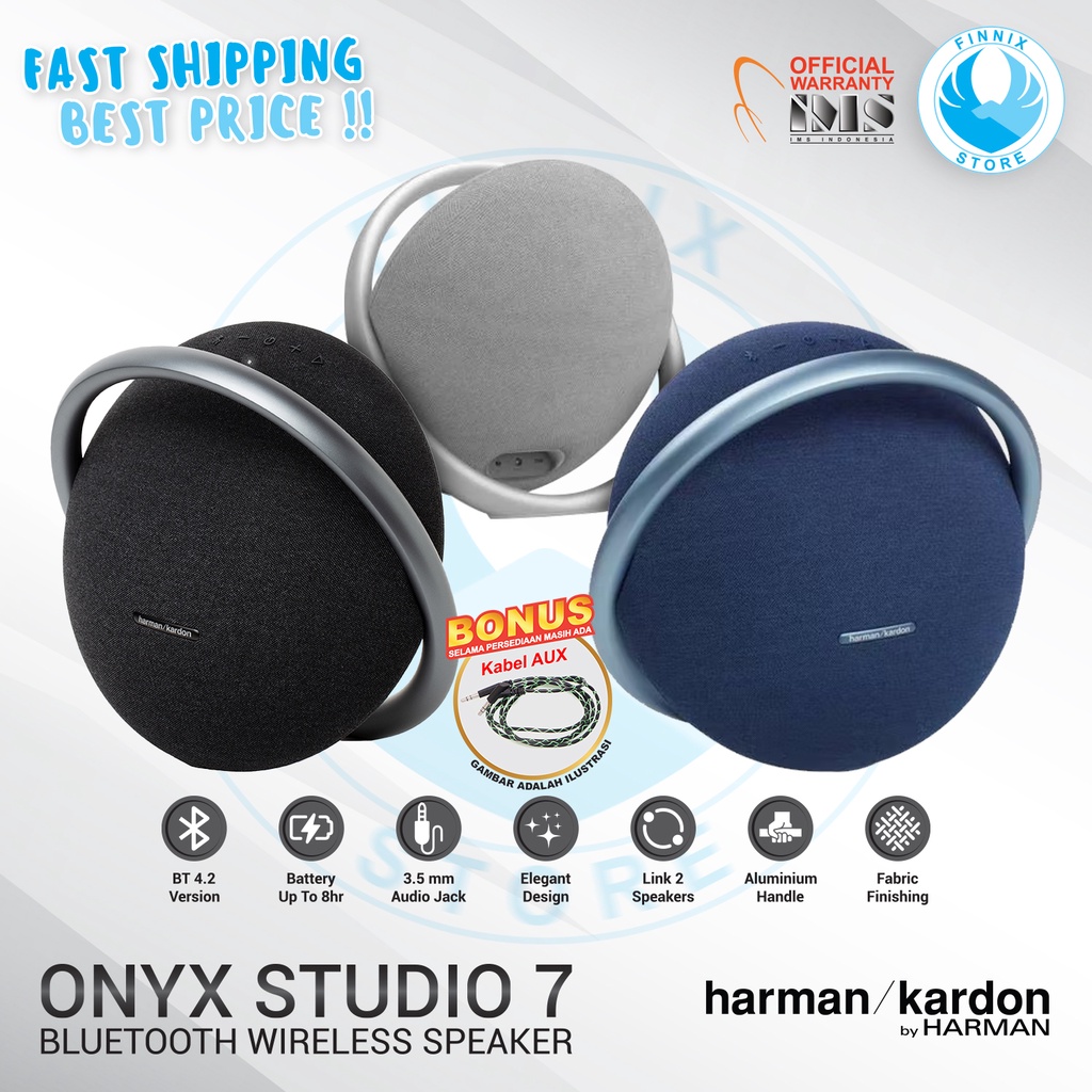 harman kardon onyx studio 7 wireless bluetooth speaker portable