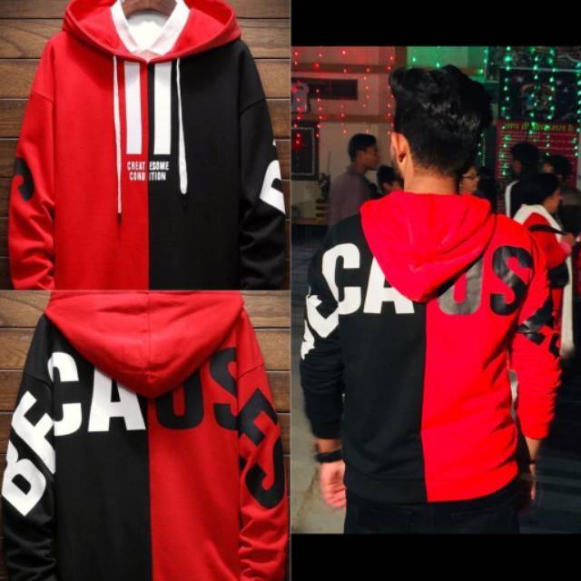 TOTOTAshop.Sweater hoodie SEBASTIAN (2 UKRAN L &amp; XL) bahan babyterry tebal