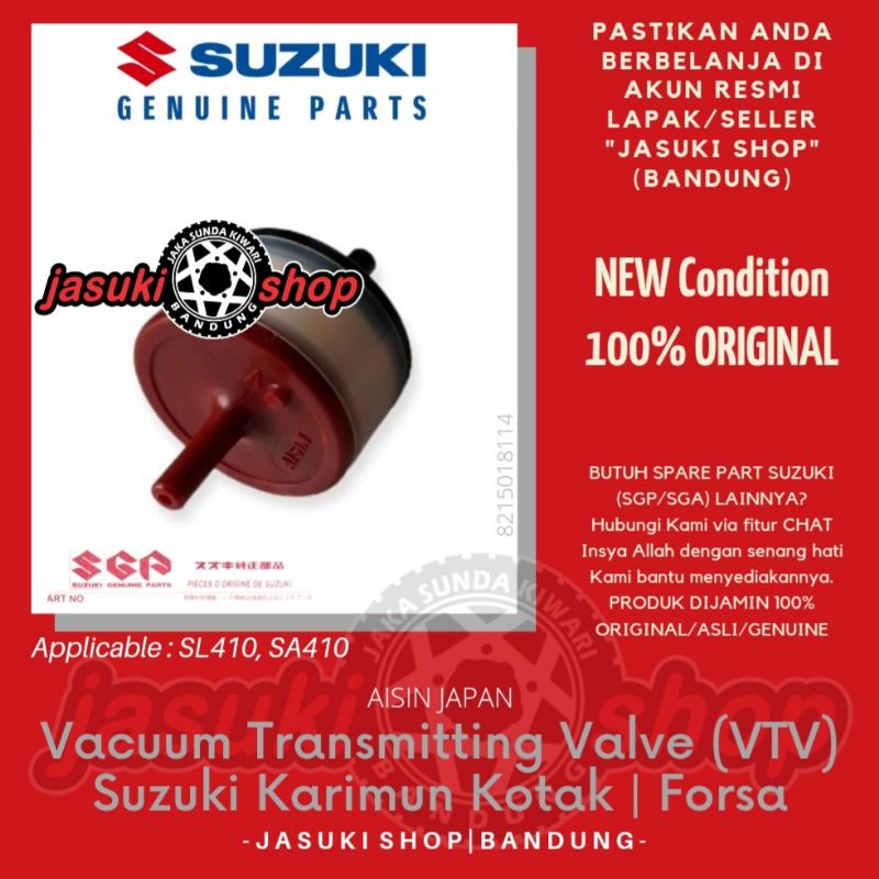 VTV Vacum Transmitting Valve Carburetor Karburator Suzuki Karimun Kotak SL410 Forsa SA410 Asli Ori O