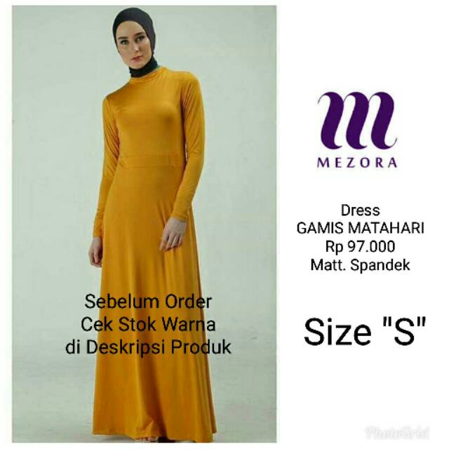 Dress GAMIS MATAHARI Size S MEZORA Original