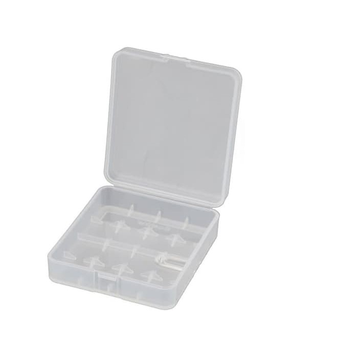 Plastic Battery 18650 Case Box 4 Slot