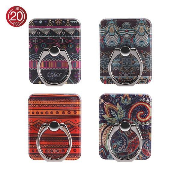 Terlaris I-RING Phone Stent Holder iRing ROBOT RT-BR07 B3 BATIK Series Original