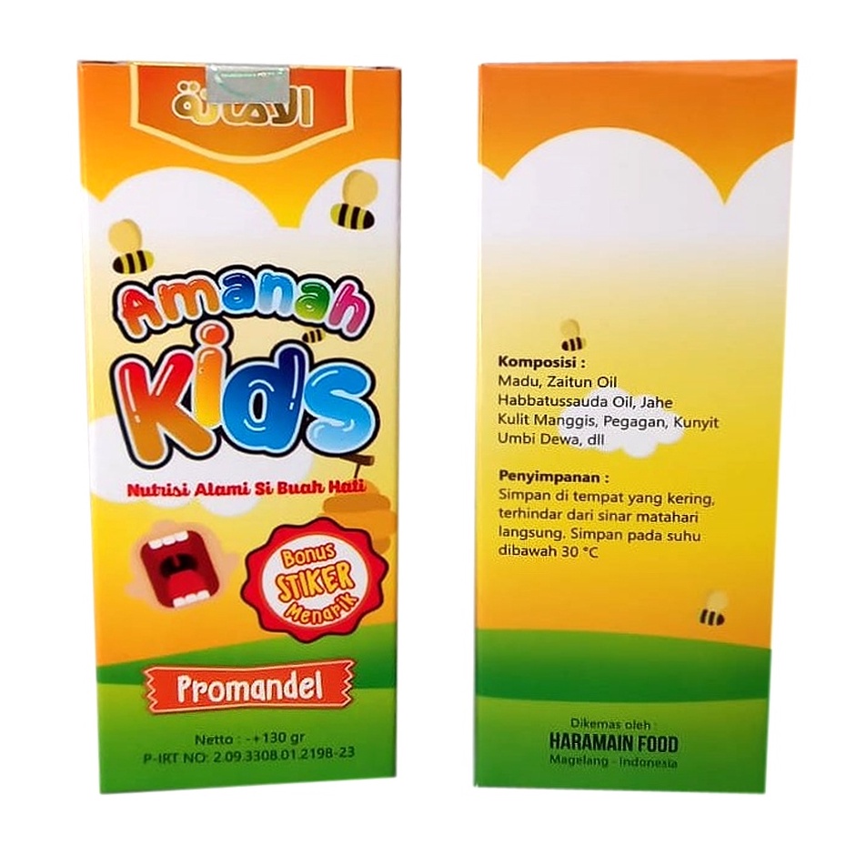 Madu Promandel Anak Amanah Kids Obat Herbal Amandel Anak