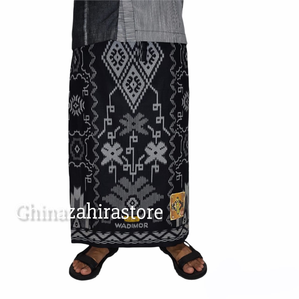 Sarung Celana Dewasa Motif Bali Hitam Wadimor Original