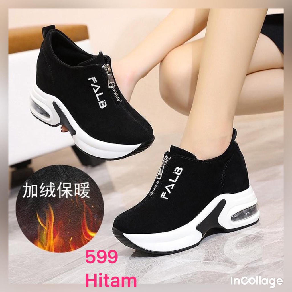 SEPATU WEDGES WANITA IMPOR KOREA 599