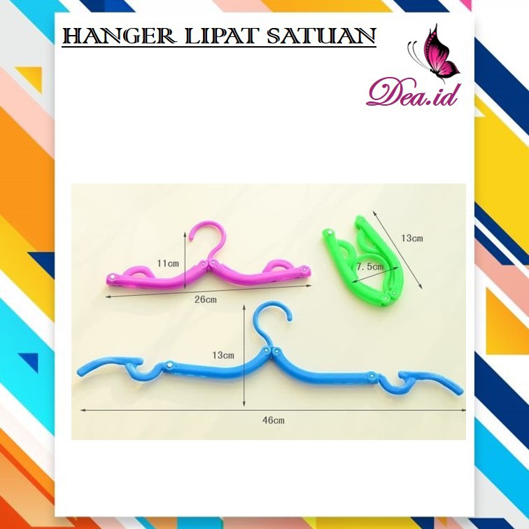 [DEASHOP] HANGER LIPAT / PORTABLE HANGER / GANTUNGAN LIPAT