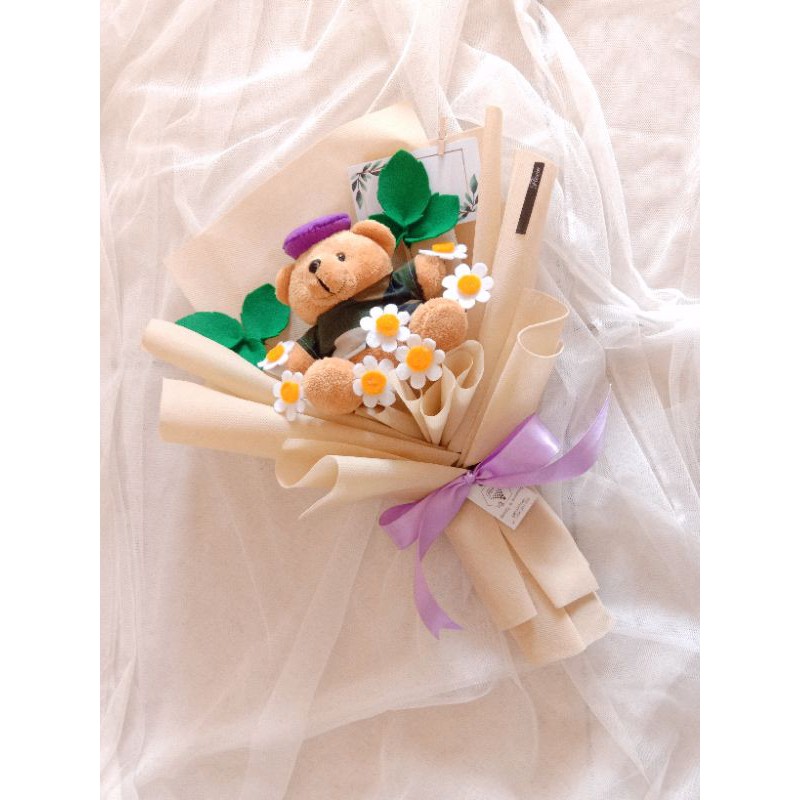 bouquet boneka profesi tentara