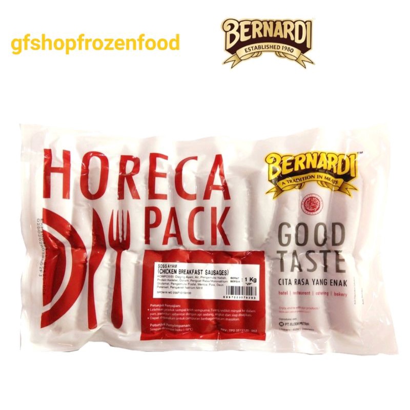 

Bernardi Sosis Ayam Heroca Pack 1kilo