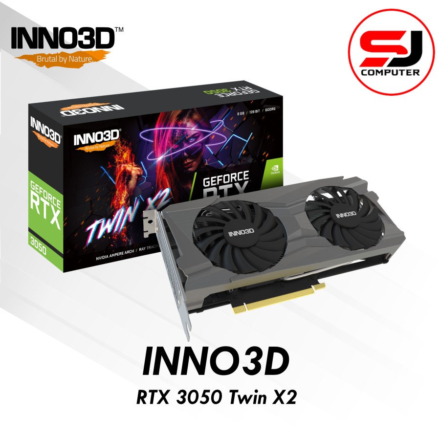 VGA INNO3D RTX 3050 RTX3050 Twin X2 8GB GDDR6