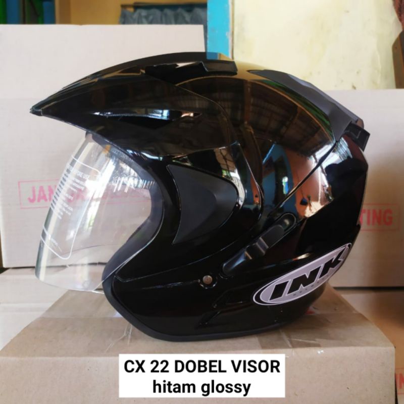 HELM INK  DOBLE VISOR KUALITAS TERBAIK DARI YG LAIN ORIGINAL FNK TERMURAH-8