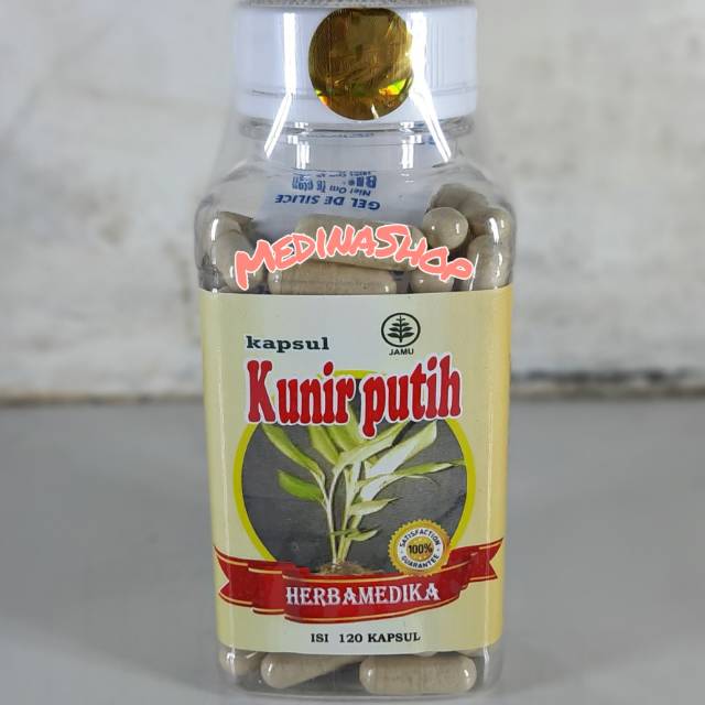 Kapsul Kunir Putih Herbamedika 120 kapsul