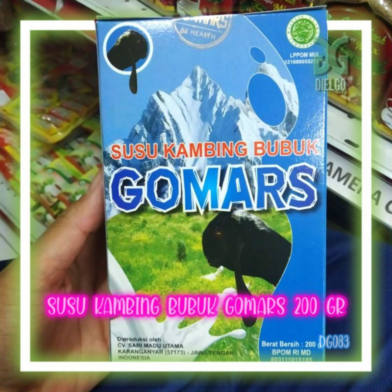 

Susu Kambing Bubuk Gomars Sari Madu Utama 200 Gr DG083