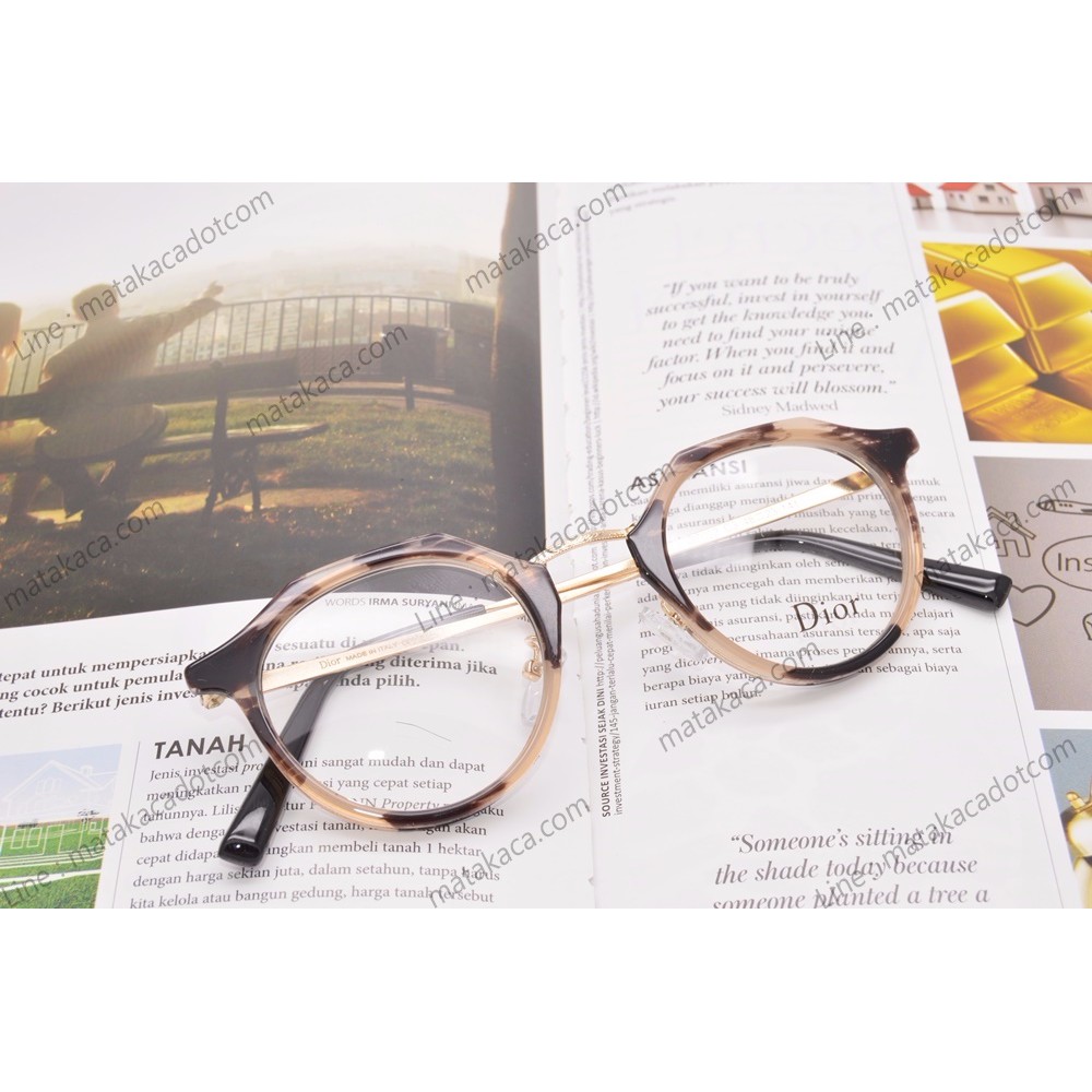 Frame Kacamata Minus Dior Premium Ivy Mocca