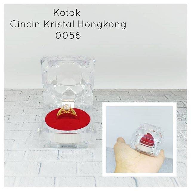 Kotak Cincin Krystal Hongkong 0056