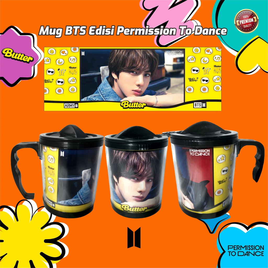 MUG Tumbler // GELAS TUMBLER // BTS EDISI PERMISSION TO DANCE