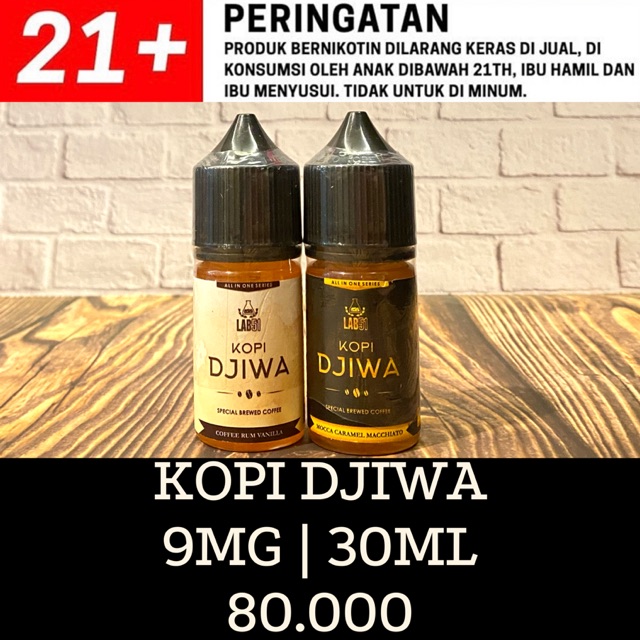 Liquid Freebase Kopi Djiwa Pods Friendly 9mg 30ml Shopee Indonesia