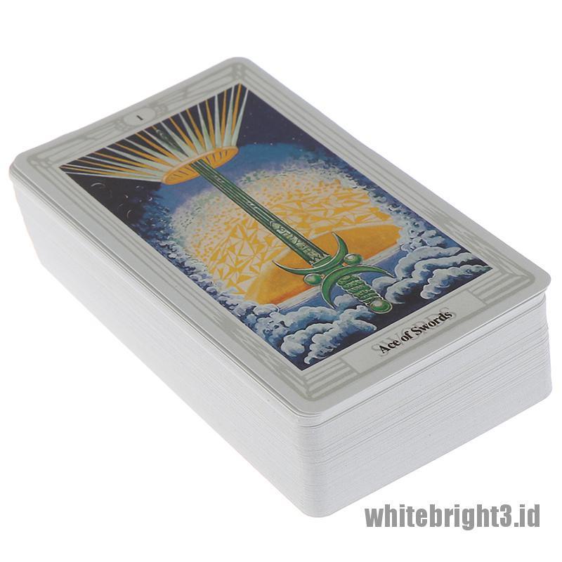 (white3) 78 Kartu Tarot Crowley Thoth Mesir