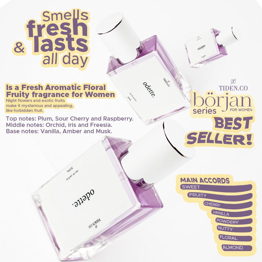 Tiden.co Perfume - BORJAN Series | Parfum Wanita