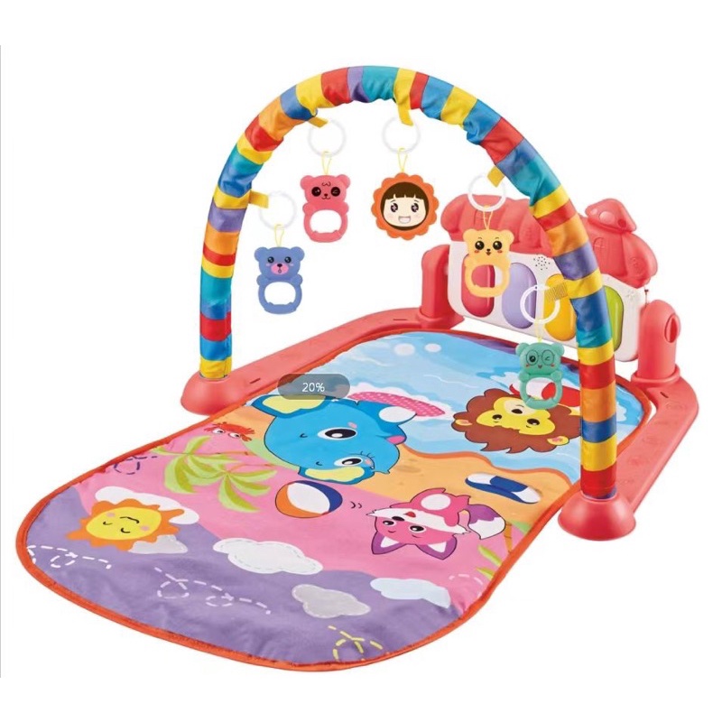 PLAYGYM PLAYMAT UNTUK BAYI MAINAN GYM PIANO MUSICAL PLAYGYM