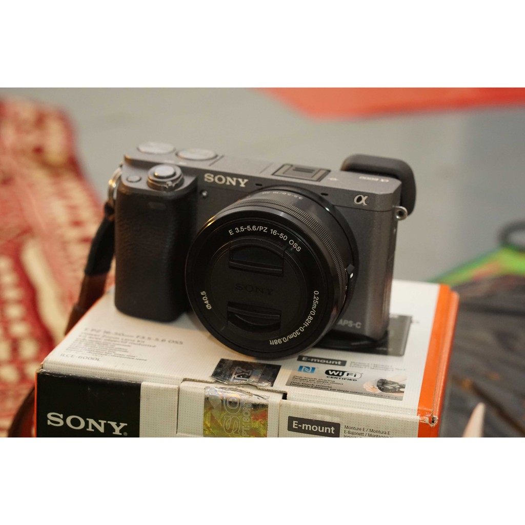 Kamera Sony a6000 fullset +lensa kit