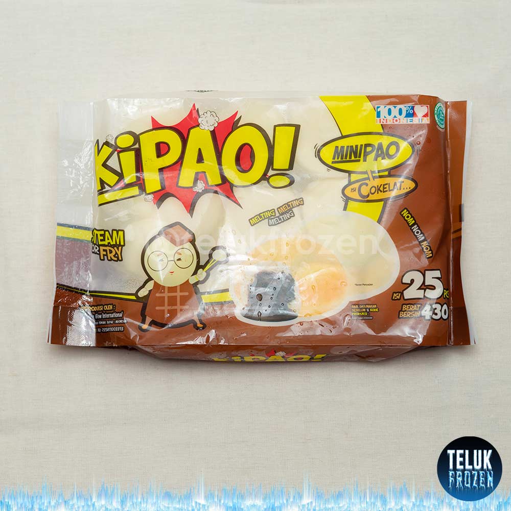 Jual Kipao Minipao Rasa Coklat Isi 25 Pcs 430 Gr Bakpao Mini Enak